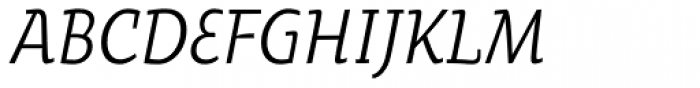 Oksana Text Narrow Italic Font UPPERCASE
