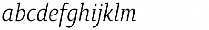 Oksana Text Narrow Italic Font LOWERCASE