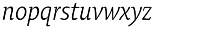 Oksana Text Narrow Italic Font LOWERCASE
