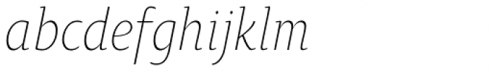 Oksana Text Narrow Light Italic Font LOWERCASE