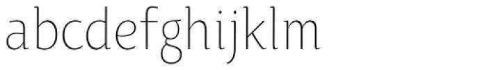 Oksana Text Narrow Light Font LOWERCASE