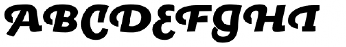 Oksana Text Swash Cyrillic Heavy Italic Font UPPERCASE