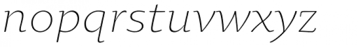 Oksana Text Swash Light Italic Font LOWERCASE