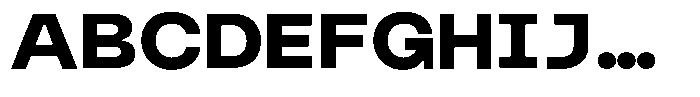 Oksymoron Grotesk Oksymoron Black Font UPPERCASE
