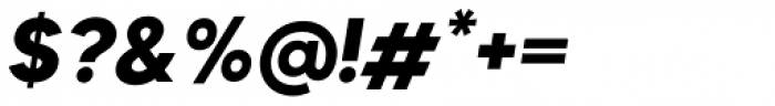 Okta Black Italic Font OTHER CHARS