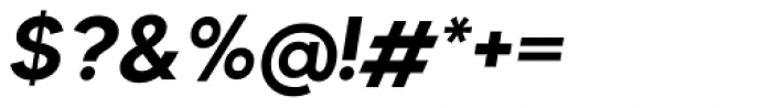 Okta Neue Bold Italic Font OTHER CHARS