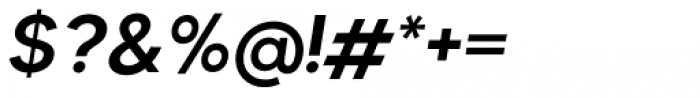 Okta Neue Semi Bold Italic Font OTHER CHARS