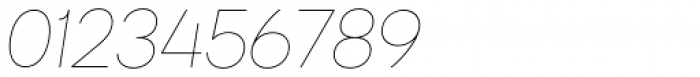 Okta Neue Thin Italic Font OTHER CHARS
