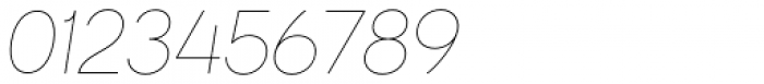 Okta Thin Italic Font OTHER CHARS
