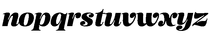OkaySerif BoldItalic Font LOWERCASE