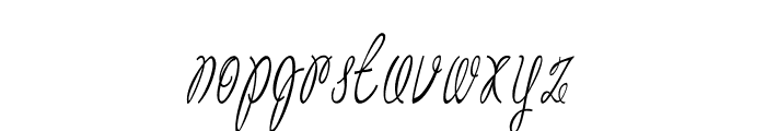 Okio-CondensedItalic Font LOWERCASE