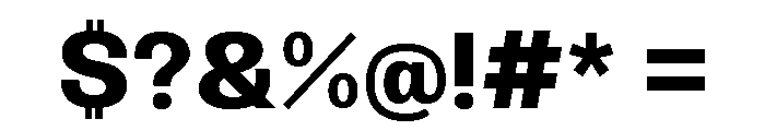 Okoye Extra Bold Font OTHER CHARS