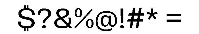 Okoye Medium Font OTHER CHARS
