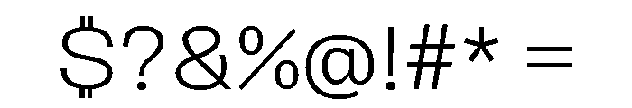 Okoye Regular Font OTHER CHARS