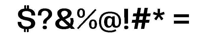 Okoye Semi Bold Font OTHER CHARS