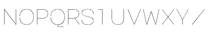 Okoye Thin Font UPPERCASE