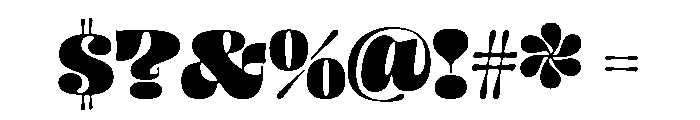 Olivia Bold Font OTHER CHARS