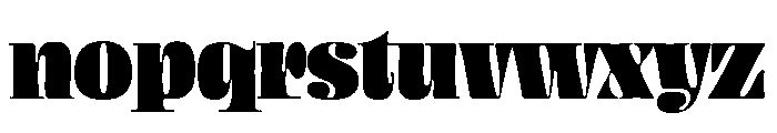 Olivia Bold Font LOWERCASE