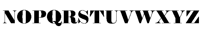 Olivia Extra Bold Font UPPERCASE