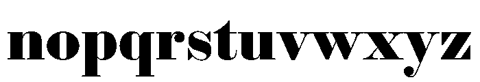 Olivia Extra Bold Font LOWERCASE