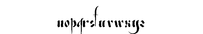 OLYTHEA-Regular Font LOWERCASE
