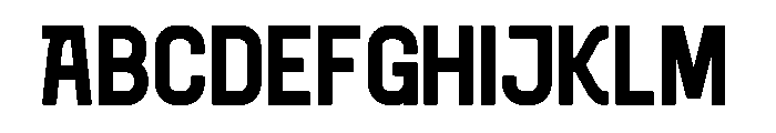 Oladro Churo Font UPPERCASE