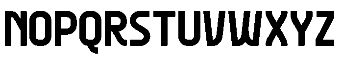 Oladro Churo Font UPPERCASE