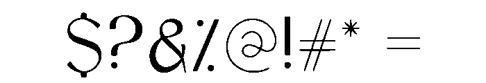 Olario Regular Font OTHER CHARS