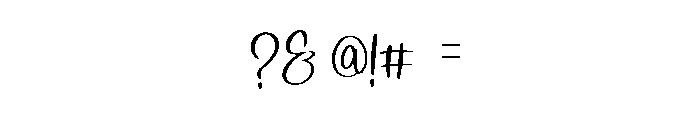 Olaven Font OTHER CHARS