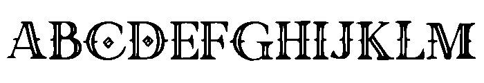 Old Castle Regular Font UPPERCASE