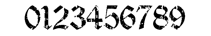 Old English  Grunge Font OTHER CHARS