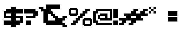 Old Game Font OTHER CHARS