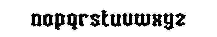 Old_Lace Font LOWERCASE