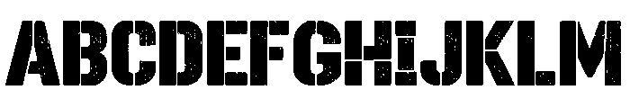 Old Military Stencil FONT