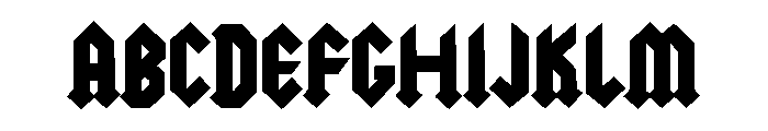 Old Raven Black Font UPPERCASE