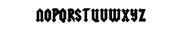 Old Raven Black Font LOWERCASE