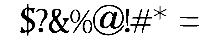 Old_Standard Font OTHER CHARS