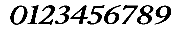 Old String Bold Italic Font OTHER CHARS