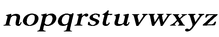Old String Bold Italic Font LOWERCASE