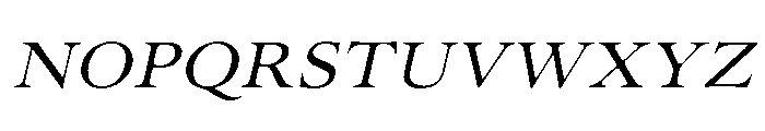 Old String Italic Font UPPERCASE