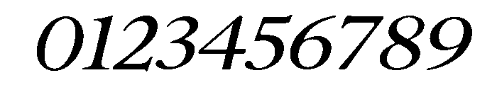 Old String Medium Italic Font OTHER CHARS