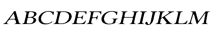 Old String Medium Italic Font UPPERCASE