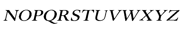 Old String Medium Italic Font UPPERCASE