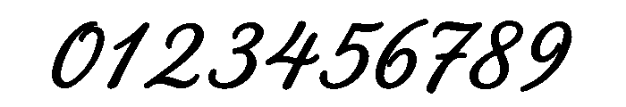 Old String Medium Script Font OTHER CHARS