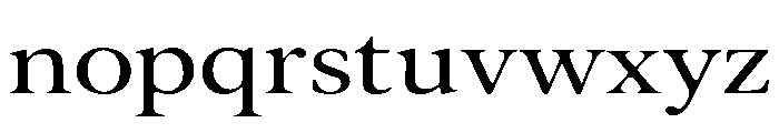 Old String Medium Font LOWERCASE