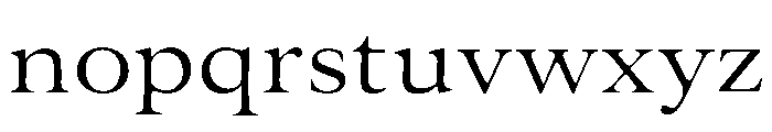 Old String Regular Font LOWERCASE