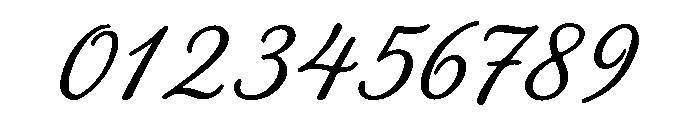 Old String Script Font OTHER CHARS