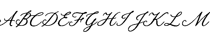 Old String Script Font UPPERCASE
