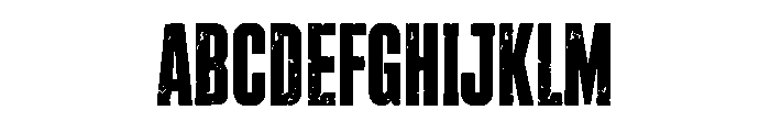Old Town Distress Font UPPERCASE
