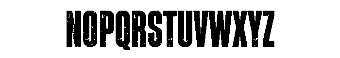 Old Town Distress Font UPPERCASE